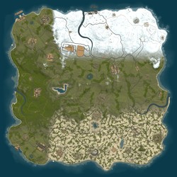 Rust map seed 1 world size 4250