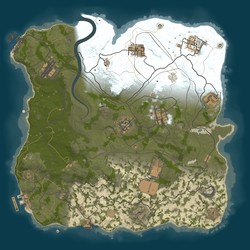 Rust map seed 1 world size 3400