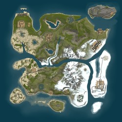 Rust map seed 1 world size 3072