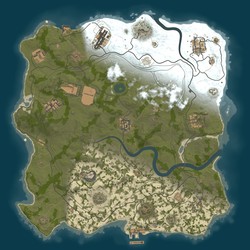 Rust map seed 1 world size 3500