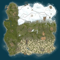 Rust map seed 1 world size 3400