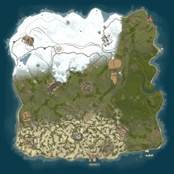 Rust map seed 1 world size 3400