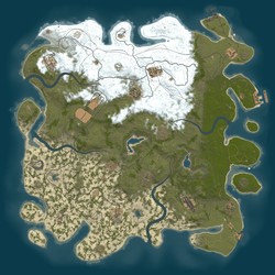 Rust map seed 1 world size 4500