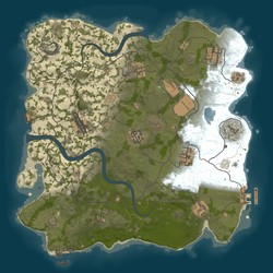 Rust map seed 1 world size 3300