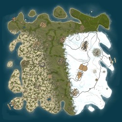 Rust map seed 1 world size 3950