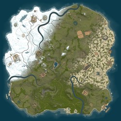 Rust map seed 1 world size 4000