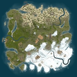 Rust map seed 1 world size 3750