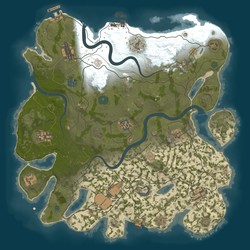 Rust map seed 1 world size 3800