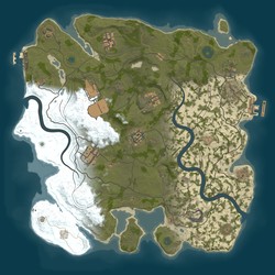 Rust map seed 1 world size 3500