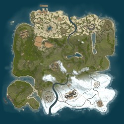 Rust map seed 1 world size 3100
