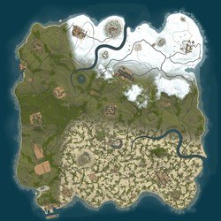 Rust map seed 1 world size 3500