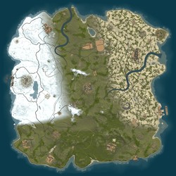 Rust map seed 1 world size 4000