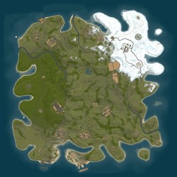 Rust map seed 1 world size 4000