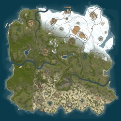 Rust map seed 1 world size 3750