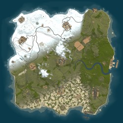Rust map seed 1 world size 3250