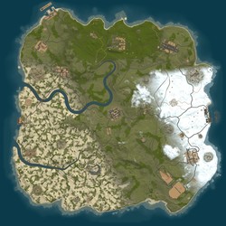 Rust map seed 1 world size 3500