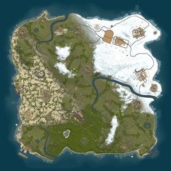 Rust map seed 1 world size 3500