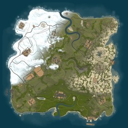Rust map seed 1 world size 3300