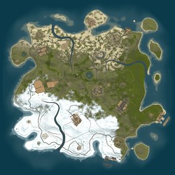 Rust map seed 1 world size 3500
