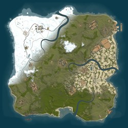 Rust map seed 1 world size 3300