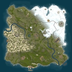 Rust map seed 1 world size 3500