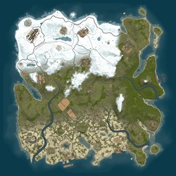 Rust map seed 1 world size 3750