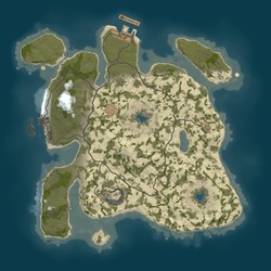 Rust map seed 1 world size 2500