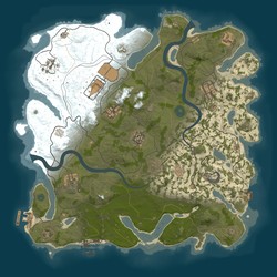 Rust map seed 1 world size 3750