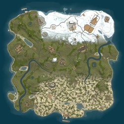 Rust map seed 1 world size 3500