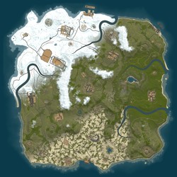 Rust map seed 1 world size 3750