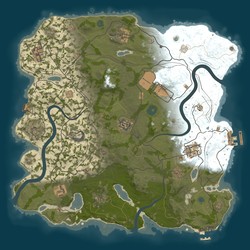 Rust map seed 1 world size 3650