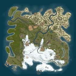 Rust map seed 1 world size 3850