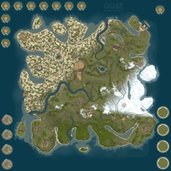 Rust map seed 1 world size 4550