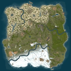 Rust map seed 1 world size 3750