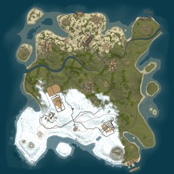 Rust map seed 1 world size 3400