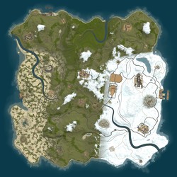 Rust map seed 1 world size 3850