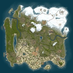 Rust map seed 1 world size 3650