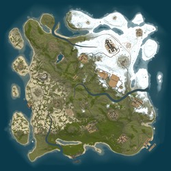 Rust map seed 1 world size 3650