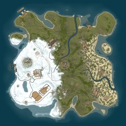 Rust map seed 1 world size 3400