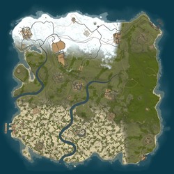 Rust map seed 1 world size 3500