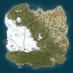 Rust map seed 1 world size 3400