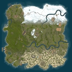 Rust map seed 1 world size 3800