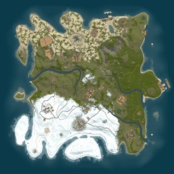 Rust map seed 1 world size 3650