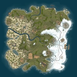 Rust map seed 1 world size 3300