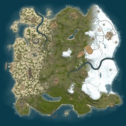 Rust map seed 1 world size 3650