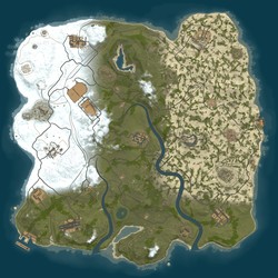 Rust map seed 1 world size 3700