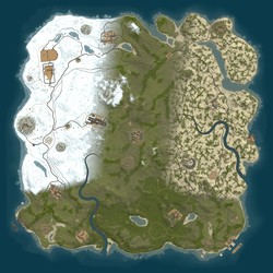 Rust map seed 1 world size 4250