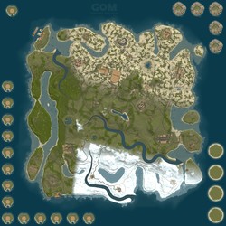 Rust map seed 1 world size 4600