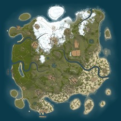 Rust map seed 0 world size 3650