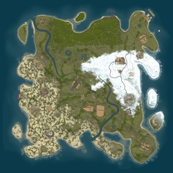 Rust map seed 0 world size 3950